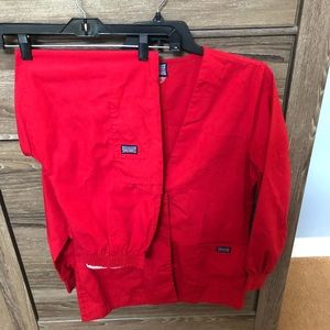 Cherokee long sleeve jacket & elastic pants SMALL